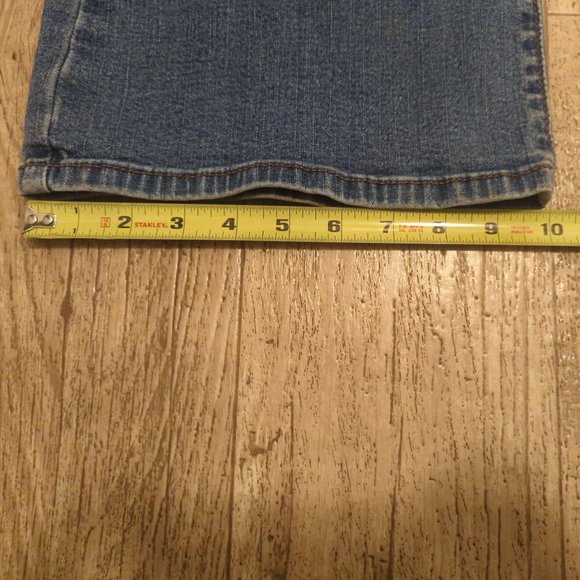 Levis 512 Womens 16M Perfectly Slimming Stretch Light Wash Jeans measures 32x31 - Picture 8 of 10